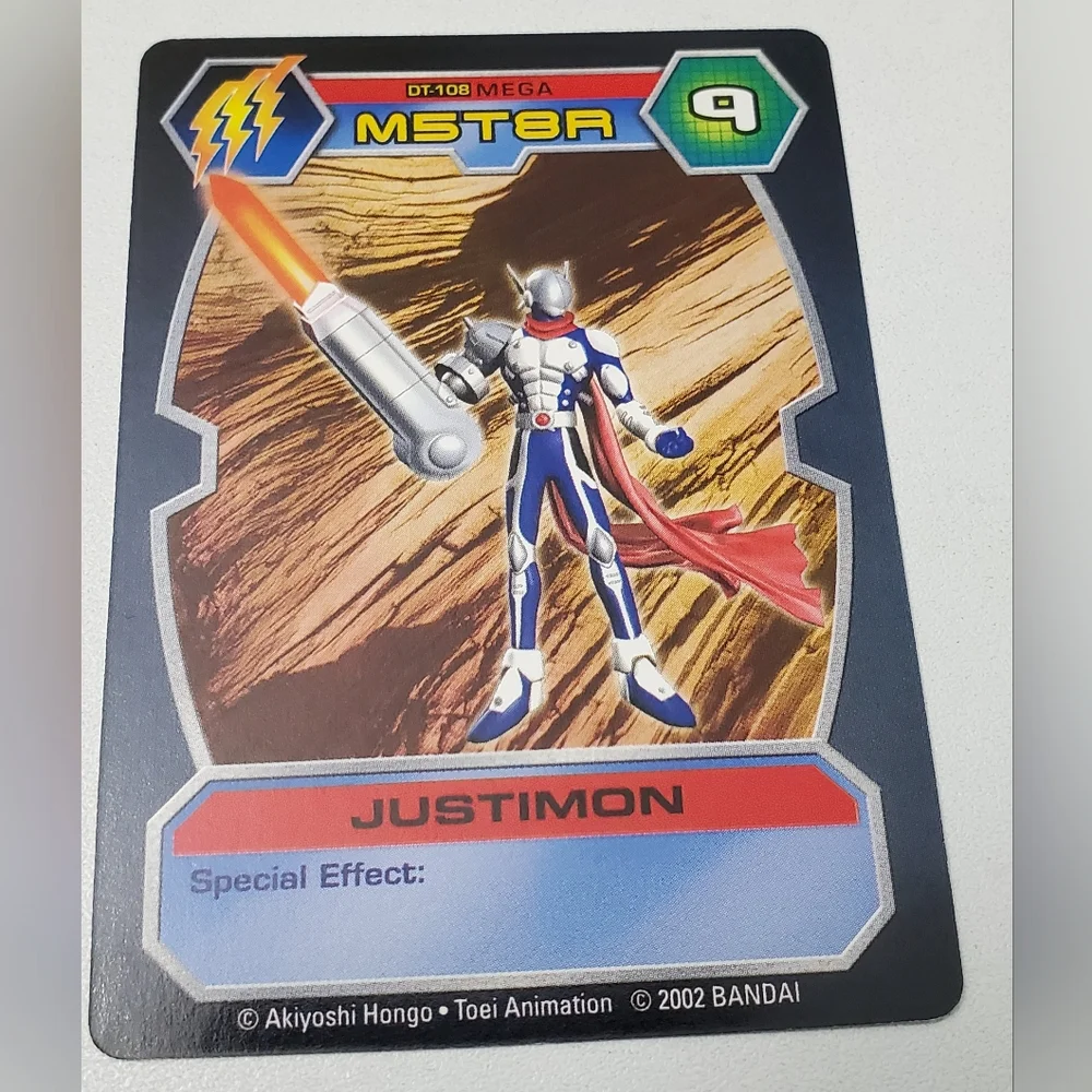 Justimon DT-108 | NM | Digimon D-Tector TCG Card